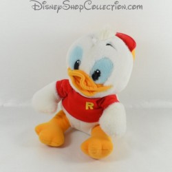 Plush duck Riri EURO DISNEY nephew of Donald t-shirt and cap red 20 cm