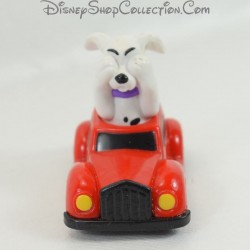 Figurine jouet chiot MCDONALD'S Mcdo Les 101 Dalmatiens voiture rouge Disney 9 cm