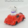 Figure toy puppy MCDONALD'S Mcdo The 101 Dalmatians car red Disney 9 cm