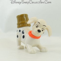 Figure toy puppy MCDONALD'S Mcdo The 101 Dalmatians Christmas hat Disney 6 cm