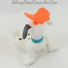 Figura cachorro de juguete MCDONALD'S Mcdo Los 101 dálmatas mariposa naranja Disney 6 cm