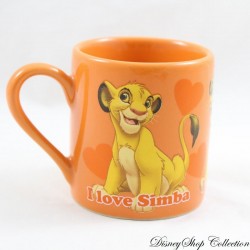 Tazzina da caffè espresso Simba DISNEY STORE Il Re Leone ceramica arancione 6 cm