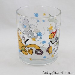 Glass Mickey und seine DISNEY-Freunde auf See Minnie Goofy und Pluto