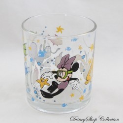 Mickey de cristal y sus amigos de Disney en el mar Minnie Goofy y Plutón