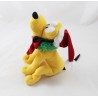 Perro de peluche Pluto DISNEYLAND PARIS Navidad Mickey y sus amigos 22 cm