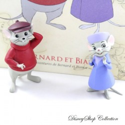 Resin figurine Bernard and Bianca HACHETTE Walt Disney Bernard and Bianca + book collection 11 cm