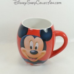 Mug chope Mickey Mouse DISNEY rouge noir céramique 12 cm