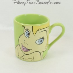 Fairy espresso coffee cup Tinker Bell DISNEY STORE Peter Pan ceramic green 6 cm