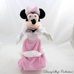 Peluche Minnie DISNEYLAND RESORT PARIS robe rose Princesse 28 cm
