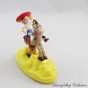 Figurine Jessie DISNEY PIXAR Toy Story sur le cheval Pil Poil socle jaune 10 cm