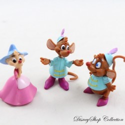 Set de 3 figuras de ratón DISNEY Cenicienta Jack Gus Gus y Perla -...