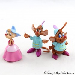 Set de 3 figuras de ratón DISNEY Cenicienta Jack Gus Gus y Perla