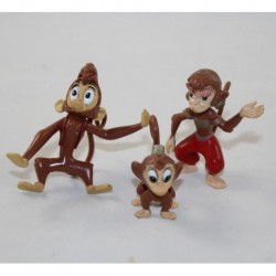Set of figurines monkey Abu DISNEY Aladdin woman and baby monkey pvc