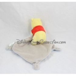 Doudou handkerchief Winnie the Pooh DISNEY BABY blue gray stars 13 cm