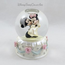 Snow globe Mickey and Minnie DISNEY STORE Wedding
