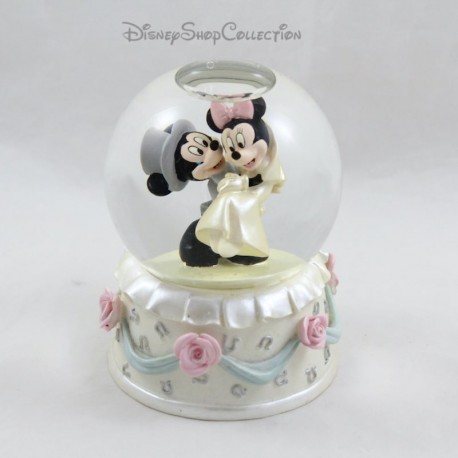 Schneekugel Mickey und Minnie DISNEY STORE Hochzeit