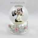 Snow globe Mickey et Minnie DISNEY STORE Mariage