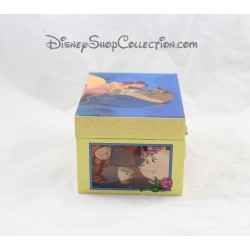 Beautiful DISNEY musical jewelry box Beauty and the Beast vintage movie images