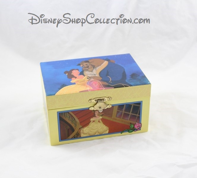 Boîte à musique Disney La Belle et la Bête 10 x 12,7 cm sans boîte Japon