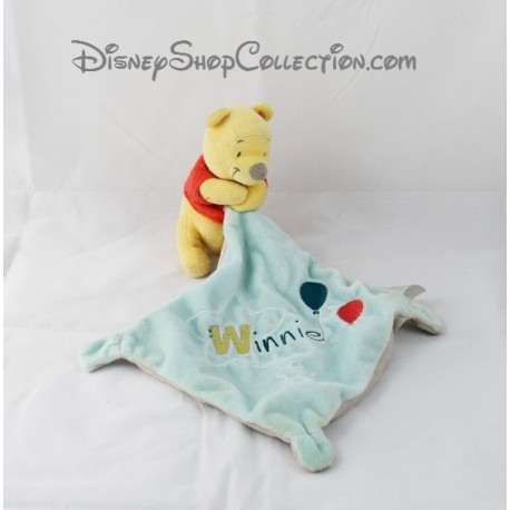 Fazzoletto di coperta di sicurezza Pooh NICOTOY sfera stella Winnie Disney Blu