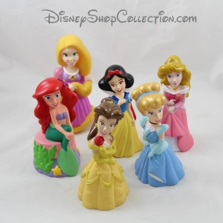 Principessa DISNEY bagno lotto di 6 figurine Ariel, Biancaneve, Cenerentola ...