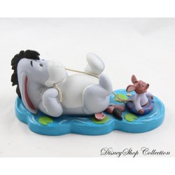 Figurine Bourriquet DISNEY Pooh & Friends Enesco porcelaine avec Petit Gourou 20 cm