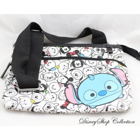 Bolso bandolera Tsum Tsum DISNEY STORE Stitch 2 bolsillos 28 cm