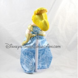 Poupée peluche Cendrillon DISNEY STORE robe bleue dorée Cinderella 40 cm