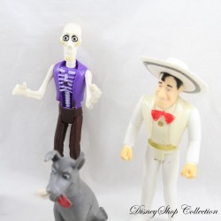 Ensemble de figurines Coco DISNEY PIXAR Dante Mama Imelda Ernesto et Hector articulées 16 cm