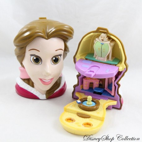 Testa della principessa Belle DISNEY La Bella e la Bestia stile Polly Pocket vintage mini universo