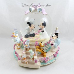 Globo de nieve musical Mickey y Minnie DISNEY Wedding