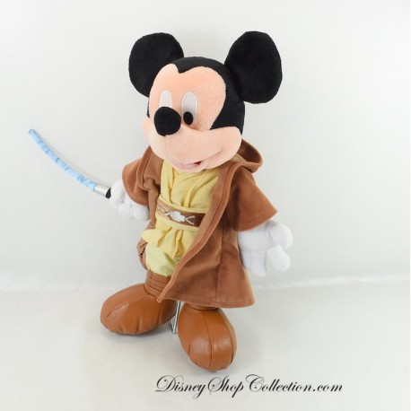 Peluche Mickey DISNEYLAND PARIS Star Wars Mickey Jedi Disney 40 cm