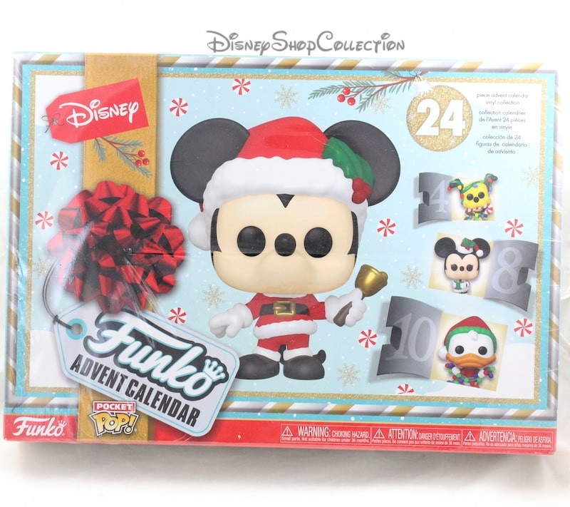 Calendrier de l'avent Disney Noël Noel 24 figurines disneyland