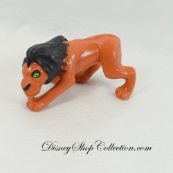 Figurine lion Scar DISNEY Le Roi Lion frère de Mufasa marron pvc 7 cm