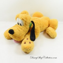 Peluche Pluto DISNEY STORE allongé chien de Mickey 40 cm