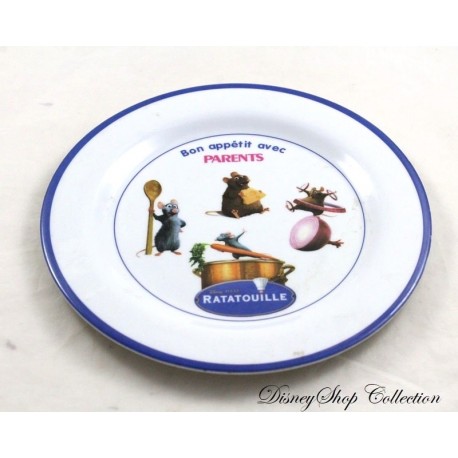 Assiette en plastique Ratatouille DISNEY PIXAR Rémy et Emile enfant 19 cm Assiette en plastique Ratatouille DISNEY PIXAR Rémy et Emile enfant 19 cm
