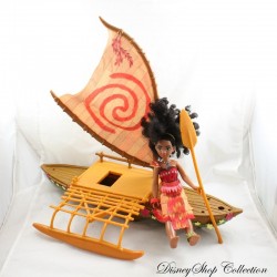 Muñeca Vaiana en canoa DISNEY Hasbro muñeca cantante + barco luminoso