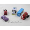 Lot of 5 plastic cars Dr Damage, Holley Shiftwell, Red, Mack and Bus DISNEY PIXAR Cars 10 cm