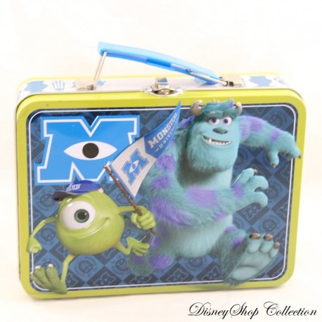 Lunch box Monsters Academy DISNEY lunch box Monsters University metal Sully Bob 20 cm