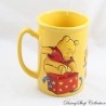 Becher im Relief Winnie the Pooh DISNEY STORE gelbe Tasse Geschenke Weihnachten 3D Keramik