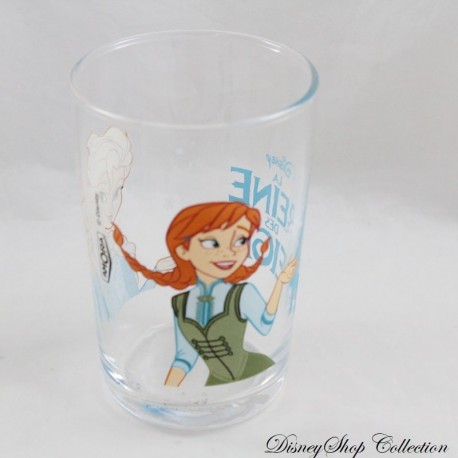 Glass The Snow Queen DISNEY Frozen Anna and Elsa mustard Amora
