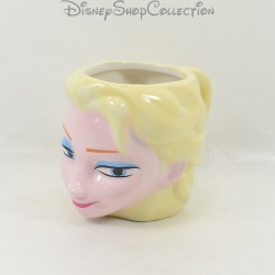 Mug 3D tête de Elsa DISNEY Stor La Reine des neiges céramique 14 cm