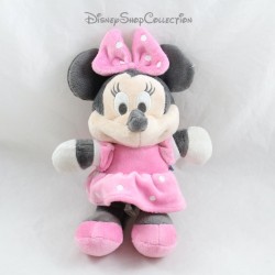 Peluche Minnie CRÉAPRIM Disney classique robe rose à pois 25 cm