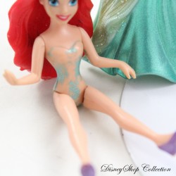 Figurines Magiclip Ariel DISNEY Mattel La petite sirène 2 figurines + 2 robes