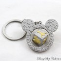 Keychain Mickey's head DISNEYLAND PARIS cube face Mickey and his friends metal relief