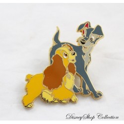 Pin's Tramp and Lady DISNEYLAND PARIS Beauty and the Tramp walking Pin Trading 2010
