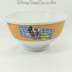 Ciotola Vintage Topolino DISNEY Team Mickey Football Ceramica Antica 14 cm