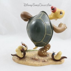 Figurine Max et Toby WDCC DISNEY Le lièvre et la tortue