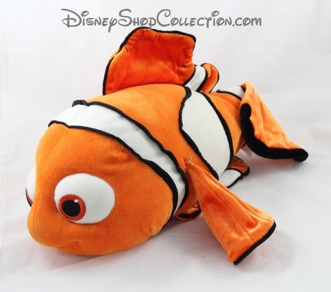 Peluche Némo Disneyland Paris Disney Le monde de Némo poisson clown orange  20 cm