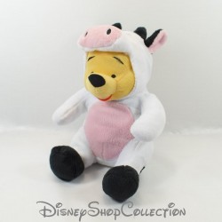 Plush Winnie the Pooh DISNEY PTS SRL disguised as a black white cow 30 cm